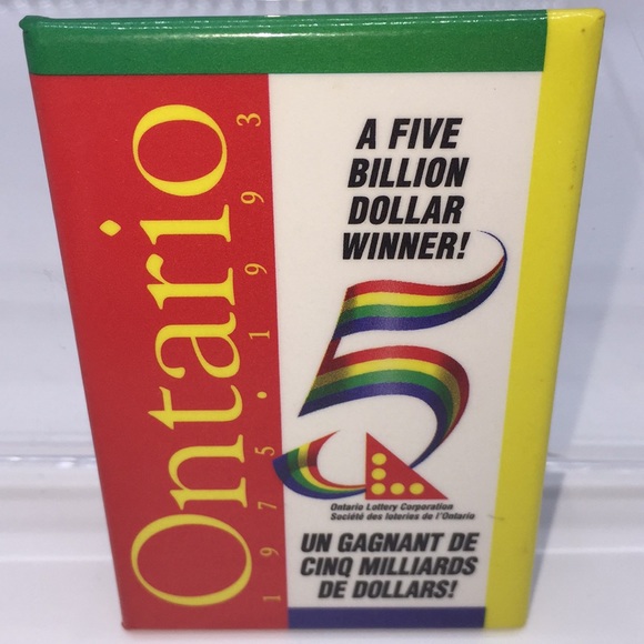 OLG Ontario 1975-1993 A Five Billion Dollar Winner! Pin Button Advertising Promo - Picture 7 of 7